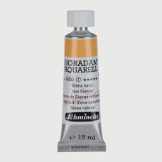 Watercolour paint Schmincke Horadam Aquarell raw Sienna 15 ml. 660