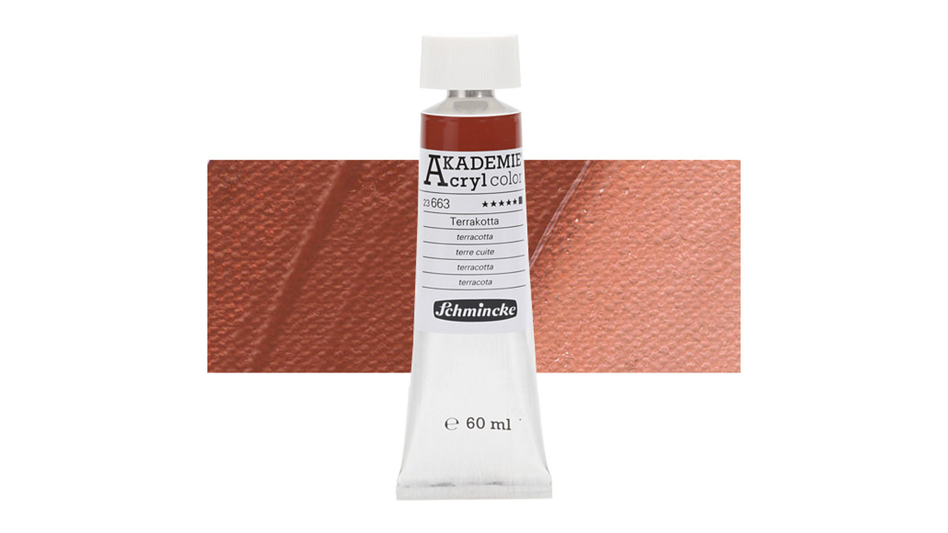 Farba akrylowa Schmincke Akademie terrakota 60 ml. 663