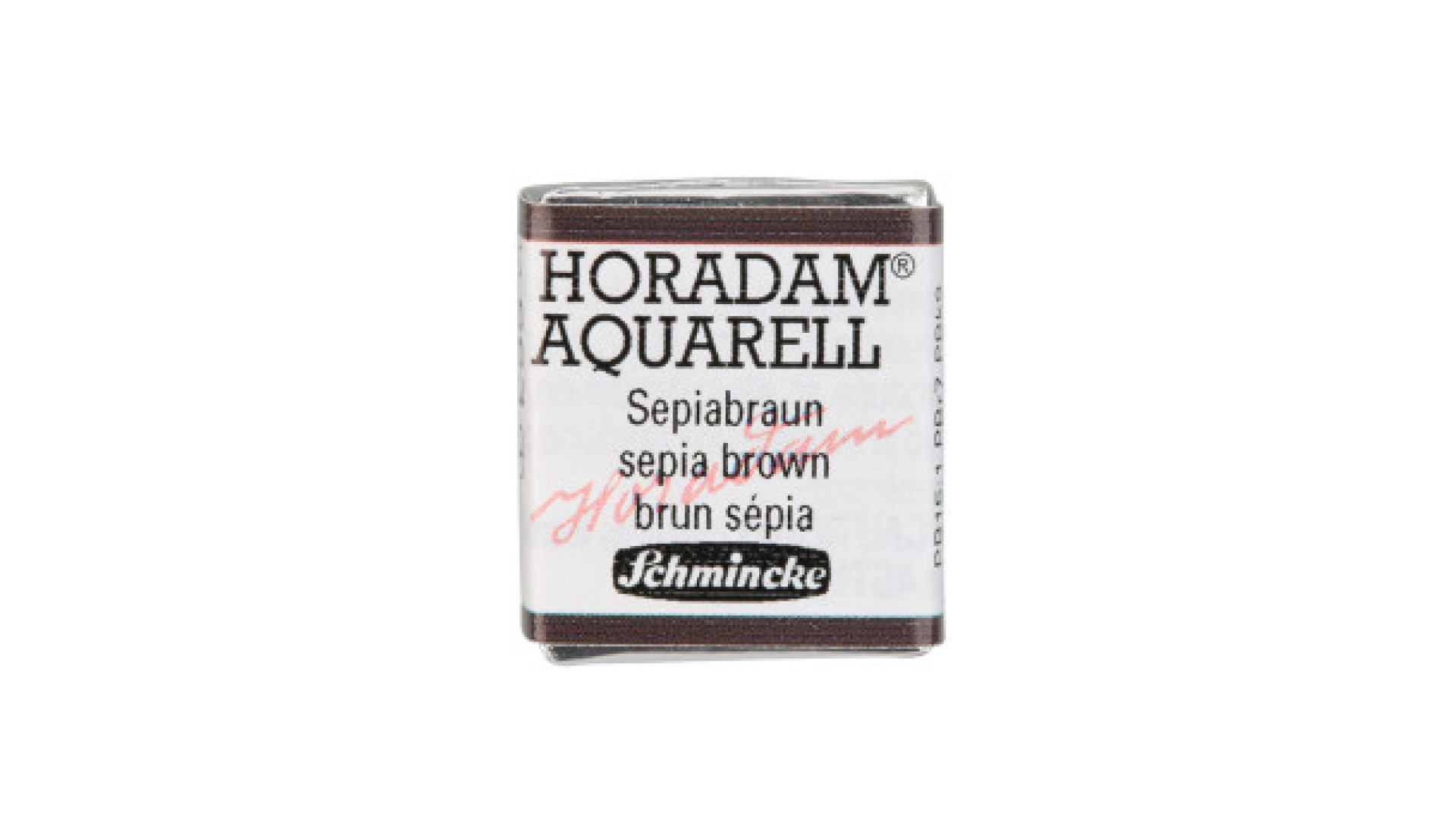 Watercolour paint Schmincke Horadam Aquarell sepia brown 663