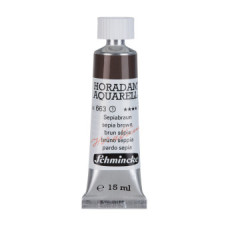 Watercolour paint Schmincke Horadam Aquarell sepia brown 15 ml. 663