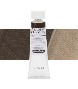 Farba akrylowa Schmincke Akademie surowa umbra 60 ml. 667