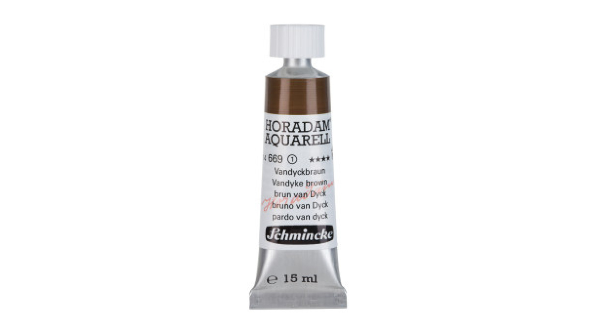 Farba akwarelowa Schmincke Horadam Aquarell Vandyke brown 15 ml. 669