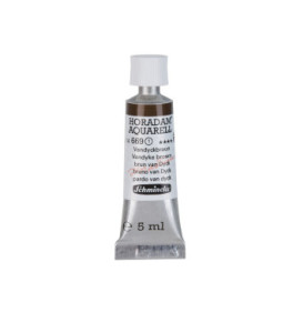 Watercolour paint Schmincke Horadam Aquarell Vandyke brown 5 ml. 669