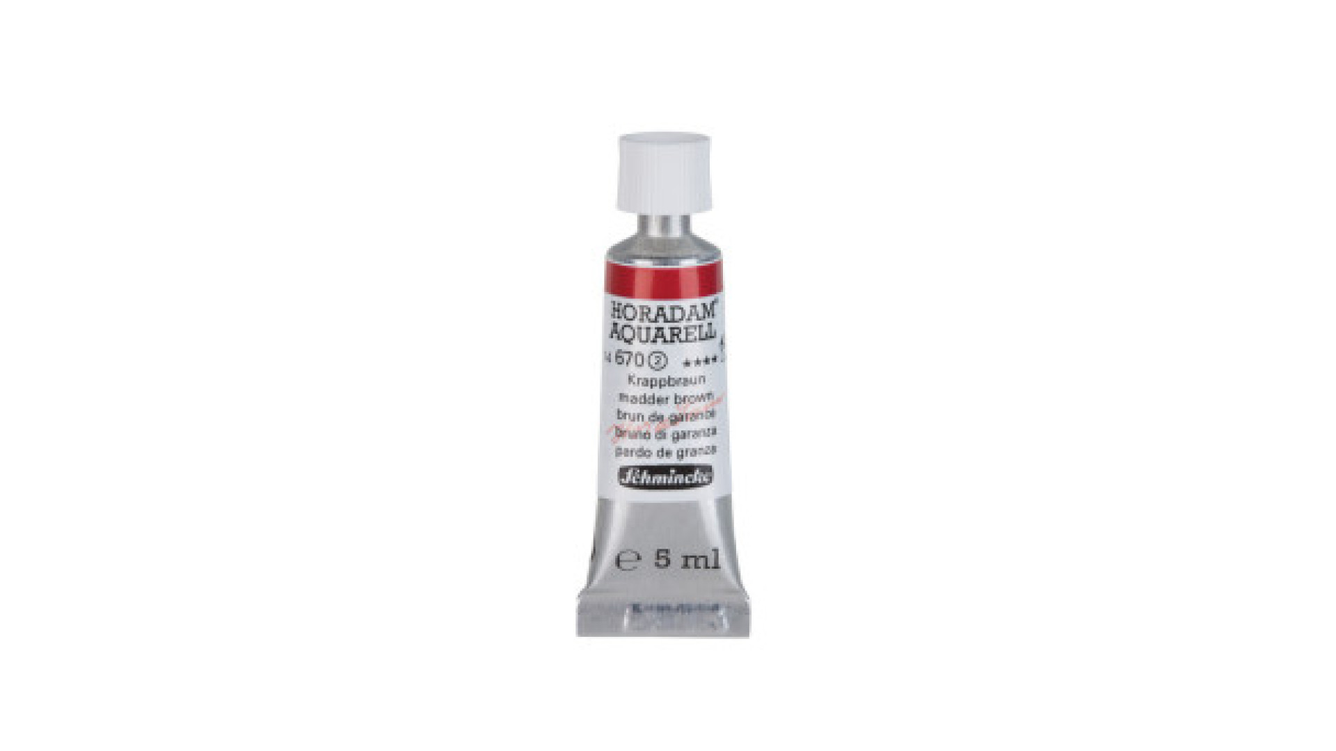 Farba akwarelowa Schmincke Horadam Aquarell madder brown 5 ml. 670