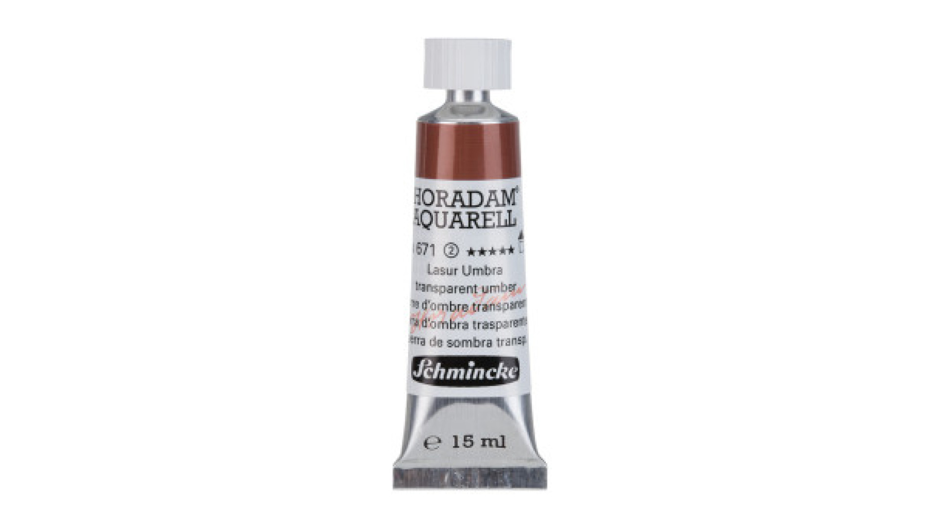 Farba akwarelowa Schmincke Horadam Aquarell transparentny umbra 15 ml. 671