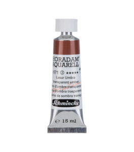 Watercolour paint Schmincke Horadam Aquarell transparent umber 15 ml. 671