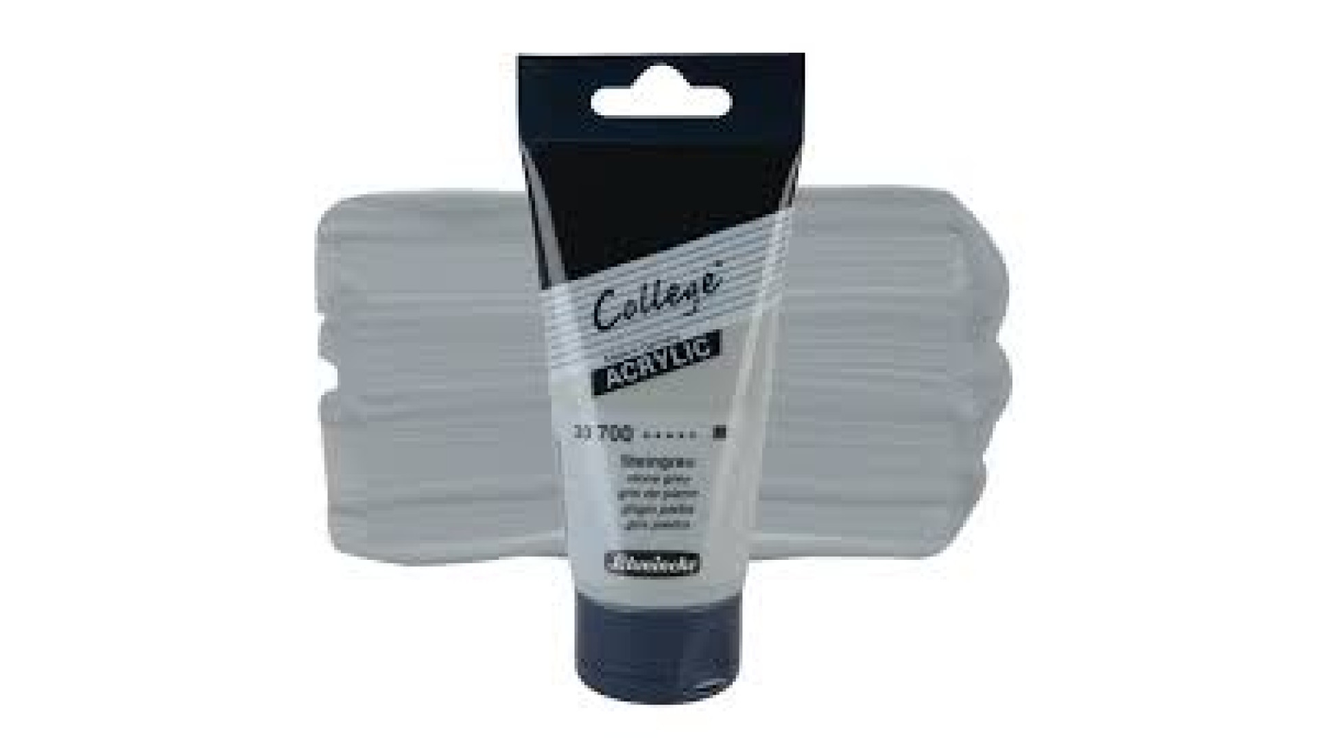 Farba akrylowa Schmincke College w kolorze szarym kamiennym 75 ml. 700