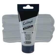 Farba akrylowa Schmincke College w kolorze szarym kamiennym 75 ml. 700