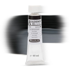 Oil paint Schmincke Akademie lamp black 60 ml. 704