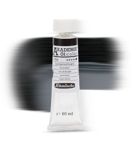 Oil paint Schmincke Akademie lamp black 60 ml. 704