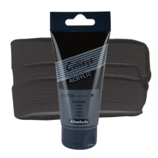 Farba akrylowa Schmincke College czarna 75 ml. 710