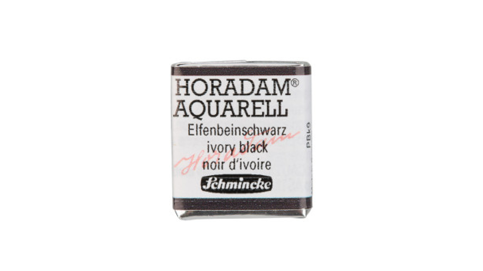 Watercolour paint Schmincke Horadam Aquarell ivory black 780