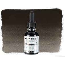 Watercolour paint Schmincke Aqua drop deep black 30 ml. 780