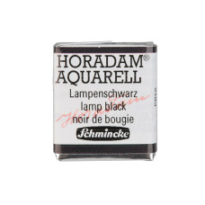 Watercolour paint Schmincke Horadam Aquarell lamp black 781