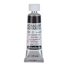 Watercolour paint Schmincke Horadam Aquarell lamp black 15 ml. 781