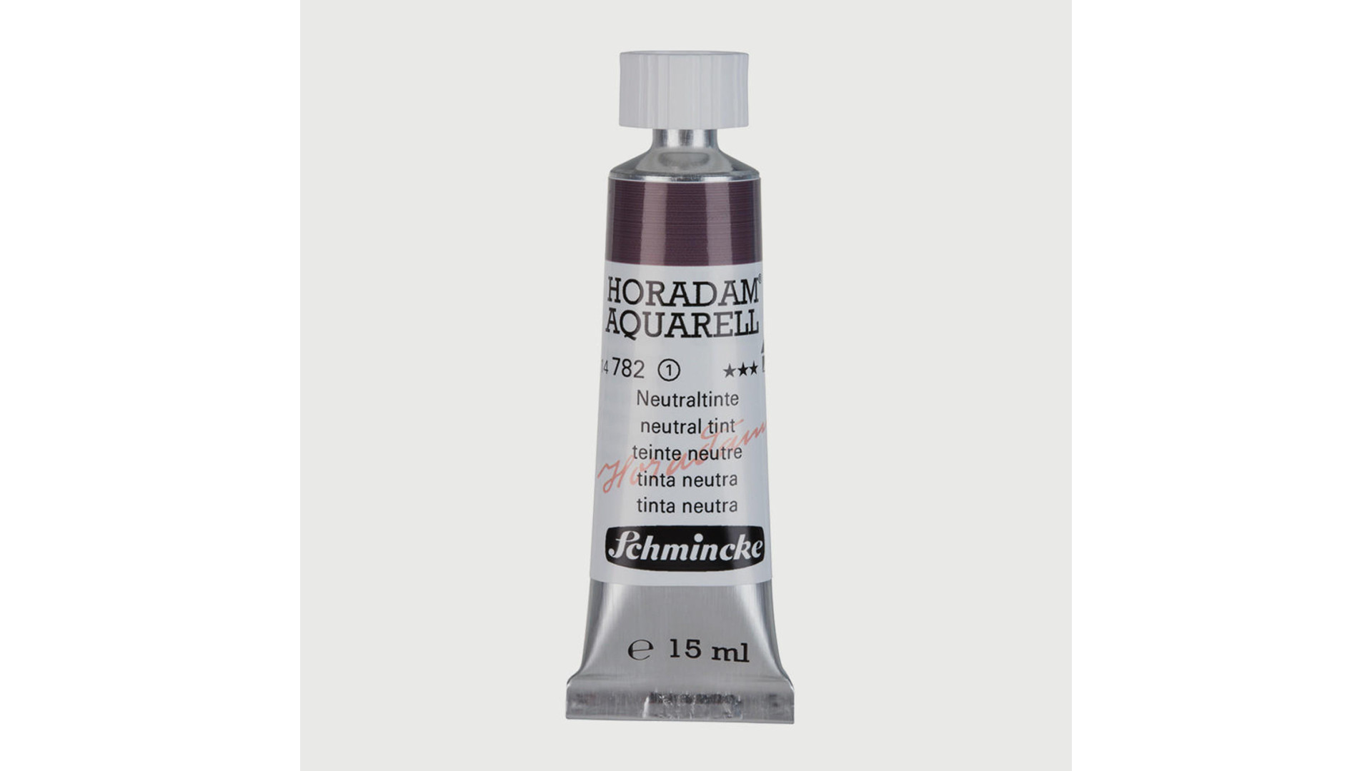 Watercolour paint Schmincke Horadam Aquarell neutral tint 15 ml. 782