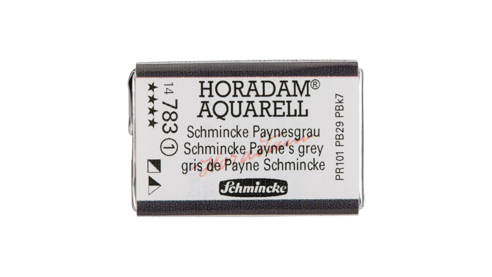 Watercolour paint Schmincke Horadam Aquarell Schmincke Payne's grey 783