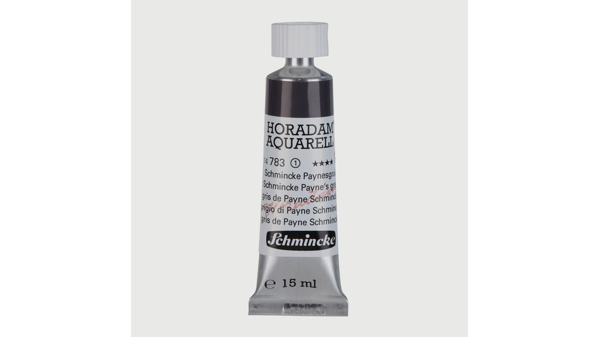 Watercolour paint Schmincke Horadam Aquarell Schmincke Payne's grey 15 ml. 783