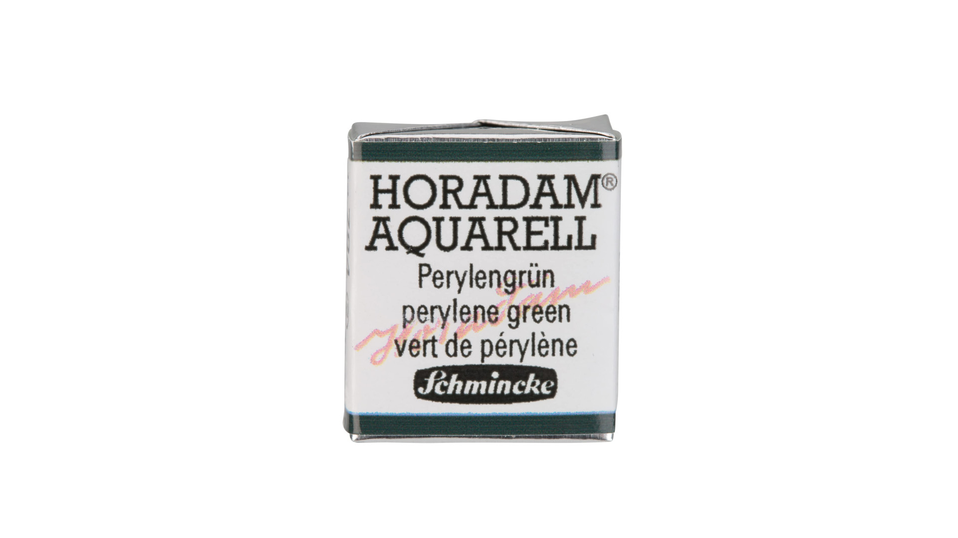 Watercolour paint Schmincke Horadam Aquarell perylene green 784