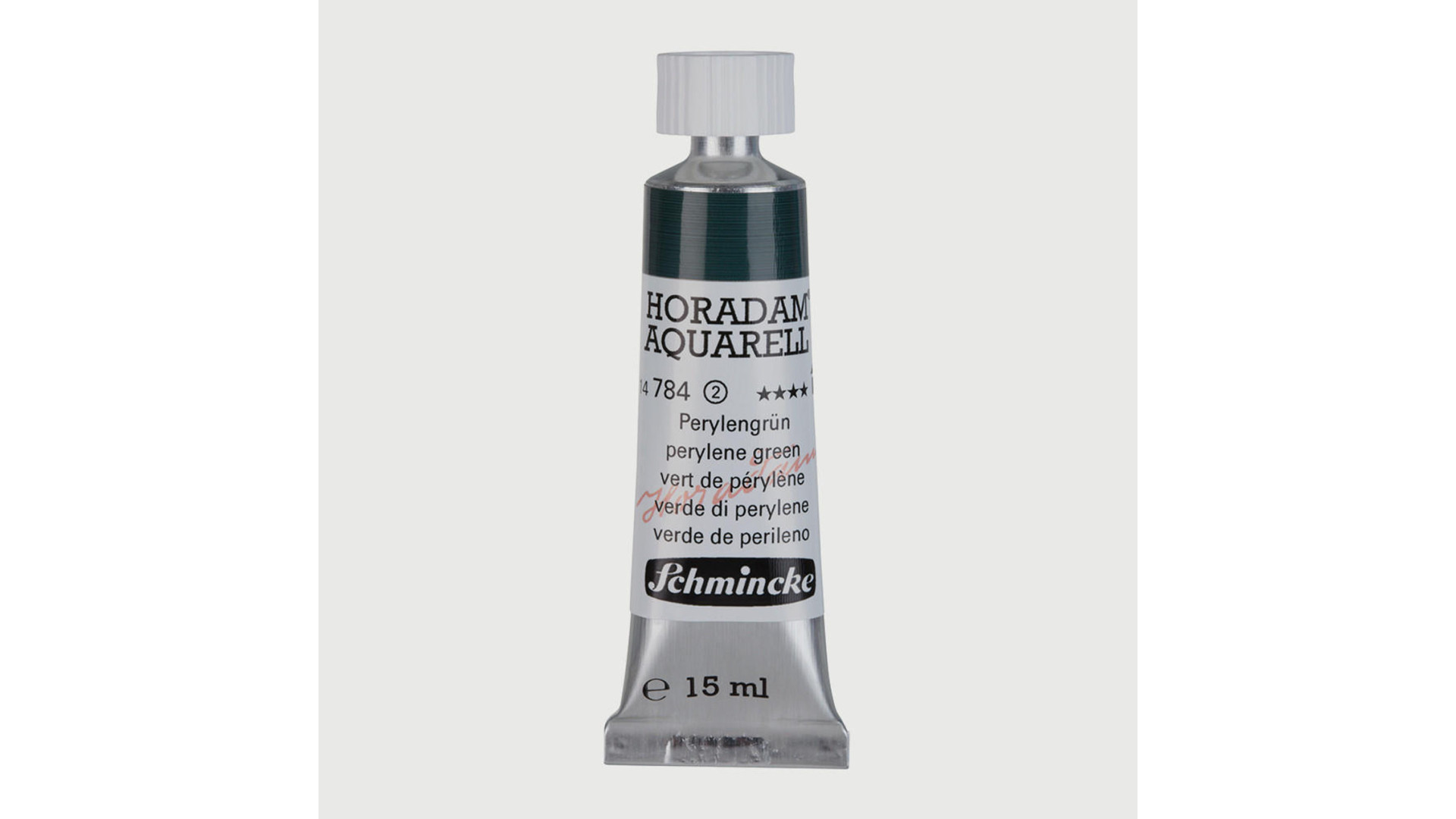 Watercolour paint Schmincke Horadam Aquarell perylene green 15 ml. 784