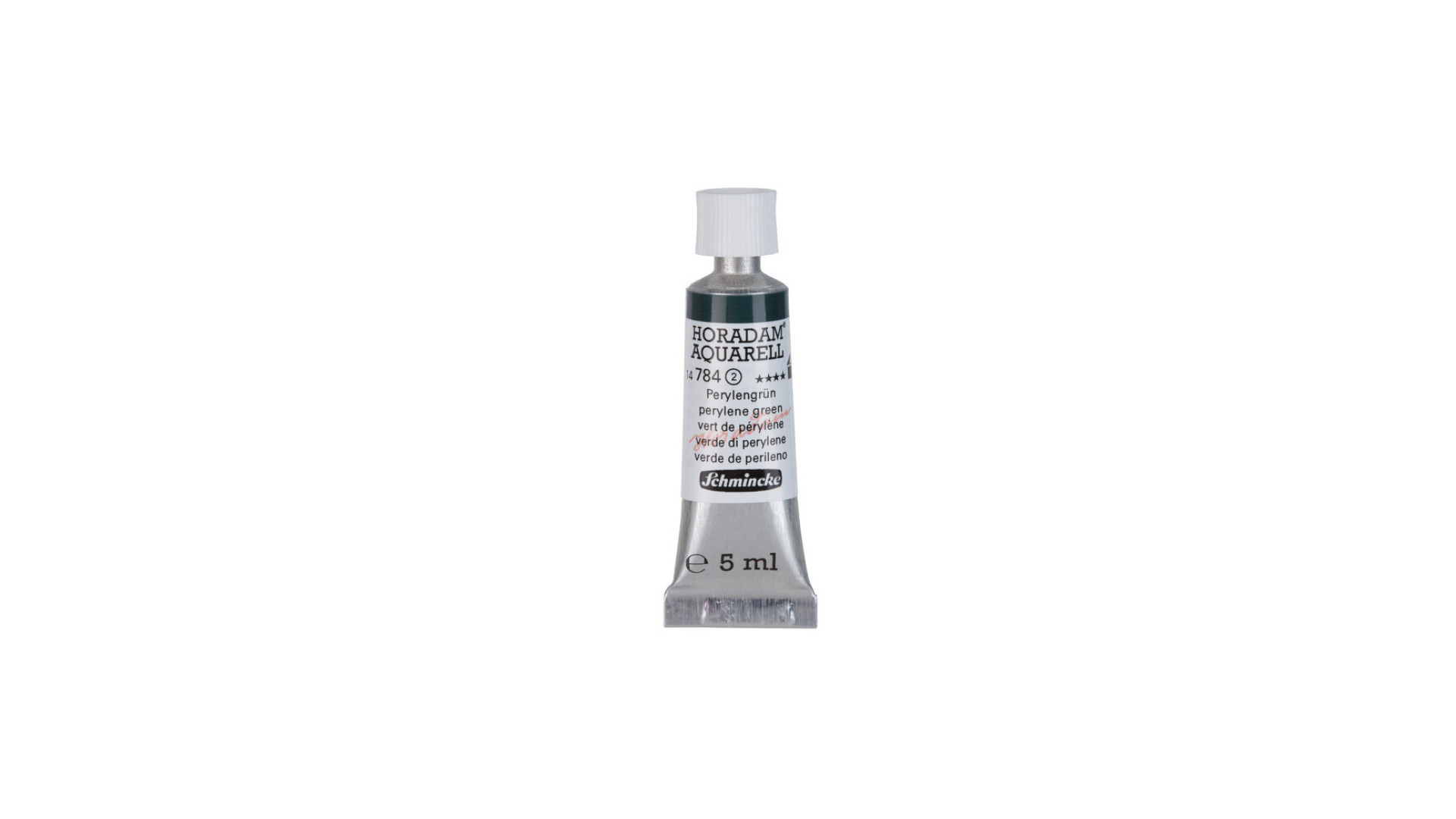 Watercolour paint Schmincke Horadam Aquarell perylene green 5 ml. 784