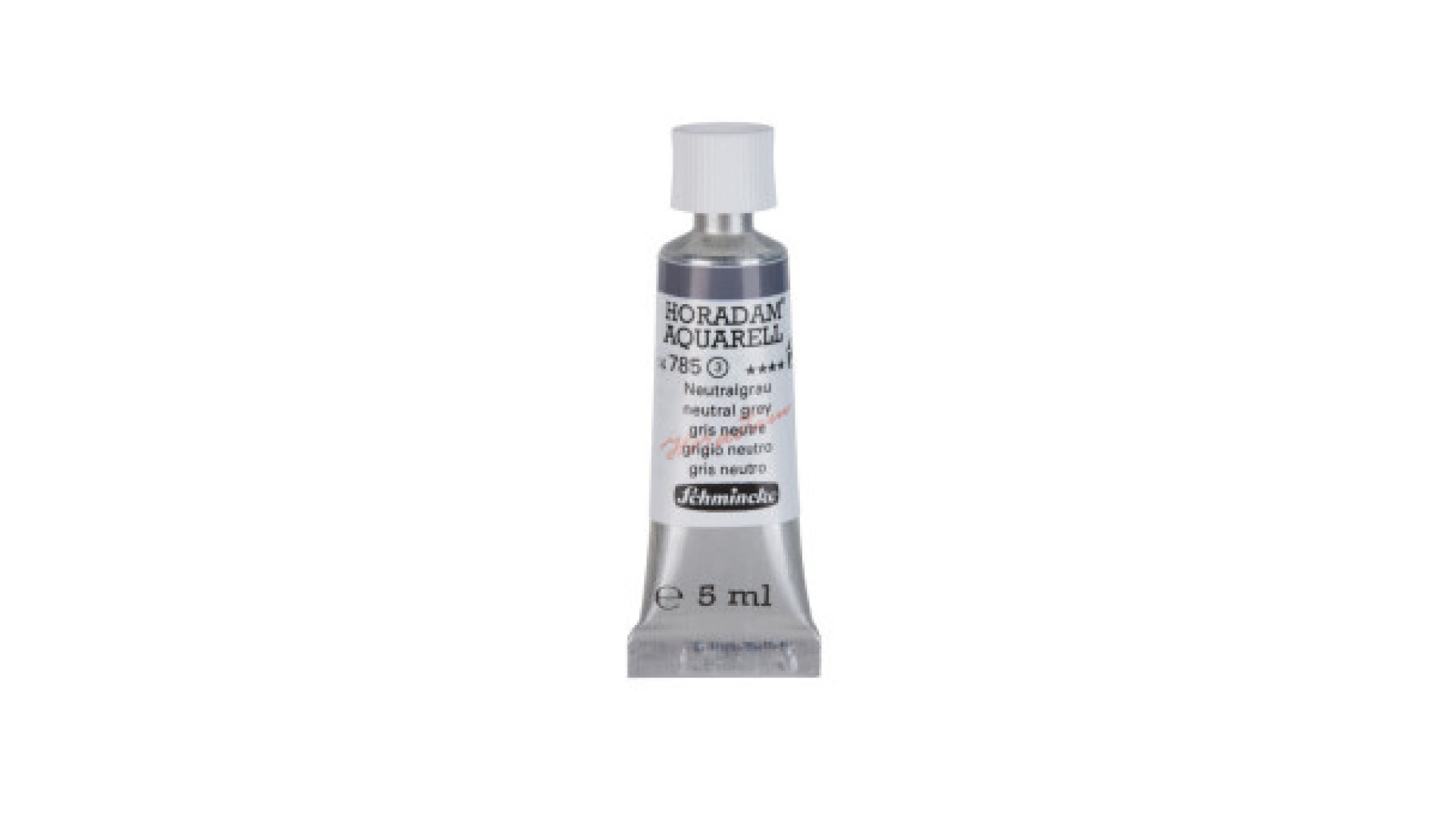 Watercolour paint Schmincke Horadam Aquarell neutral grey 5 ml. 785