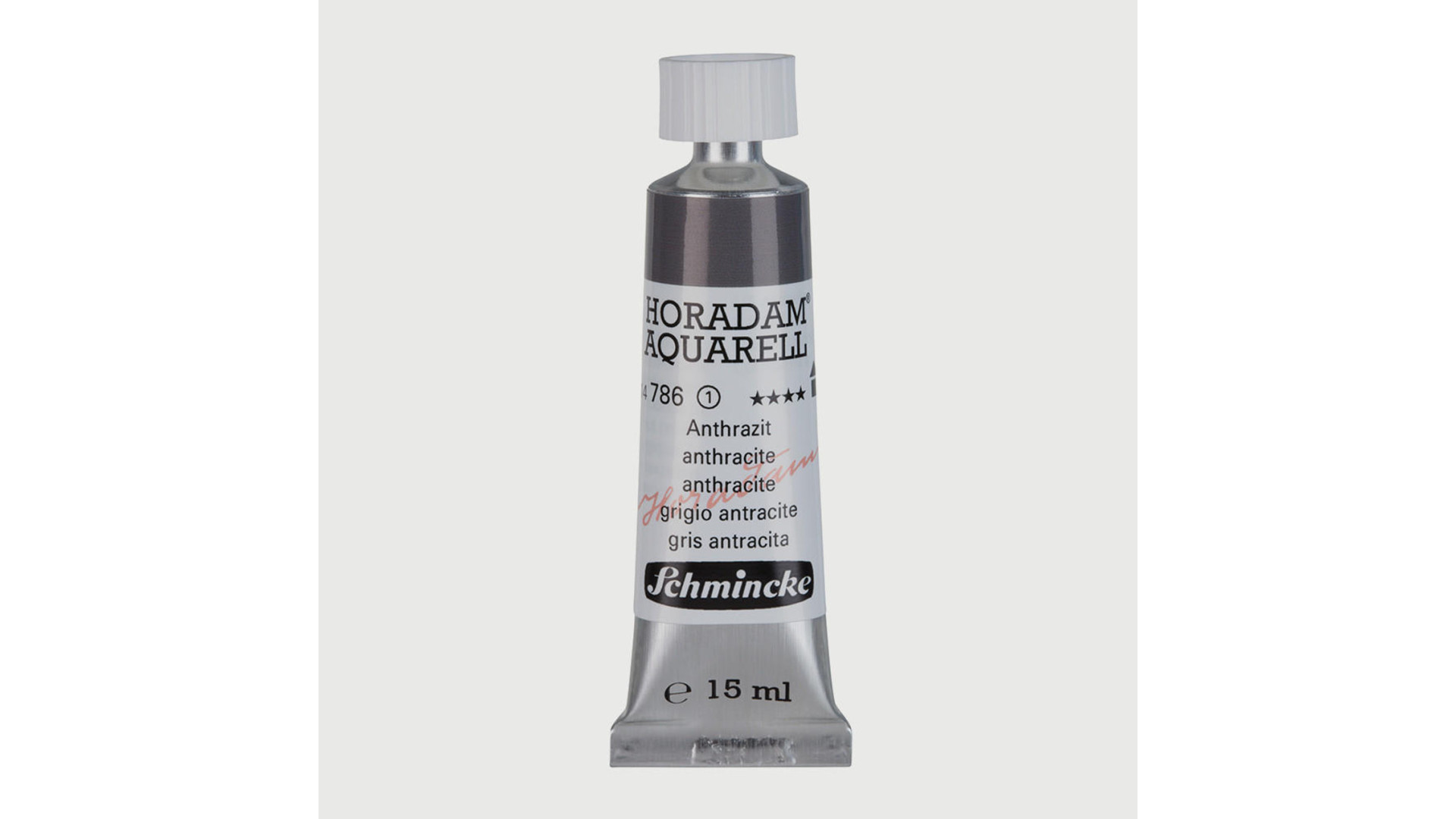 Farba akwarelowa Schmincke Horadam Aquarell antracyt 15 ml. 786