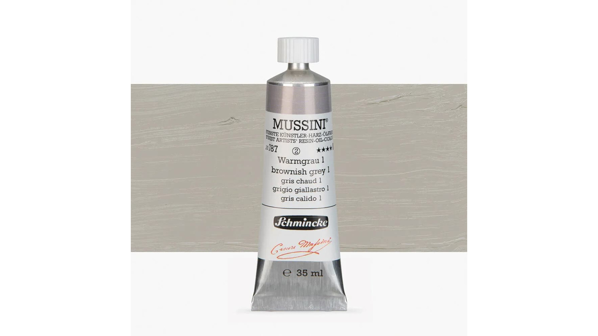 Oil paint Schmincke Mussini brownish grey 1 substitute 35 ml. 787