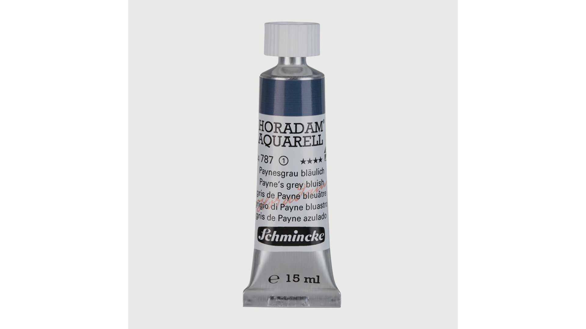 Watercolour paint Schmincke Horadam Aquarell Payne's grey bluish 15 ml. 787