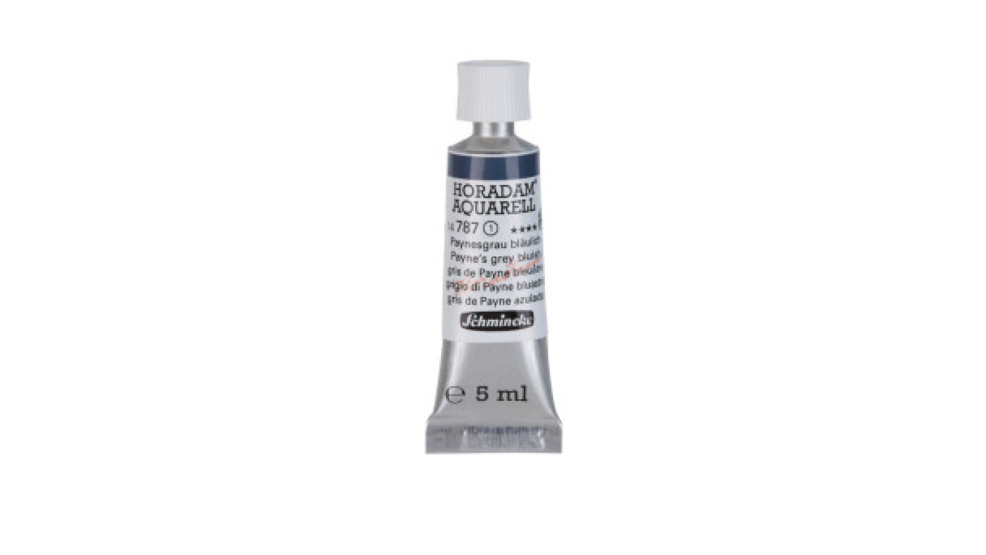 Watercolour paint Schmincke Horadam Aquarell Payne's grey bluish 5 ml. 787