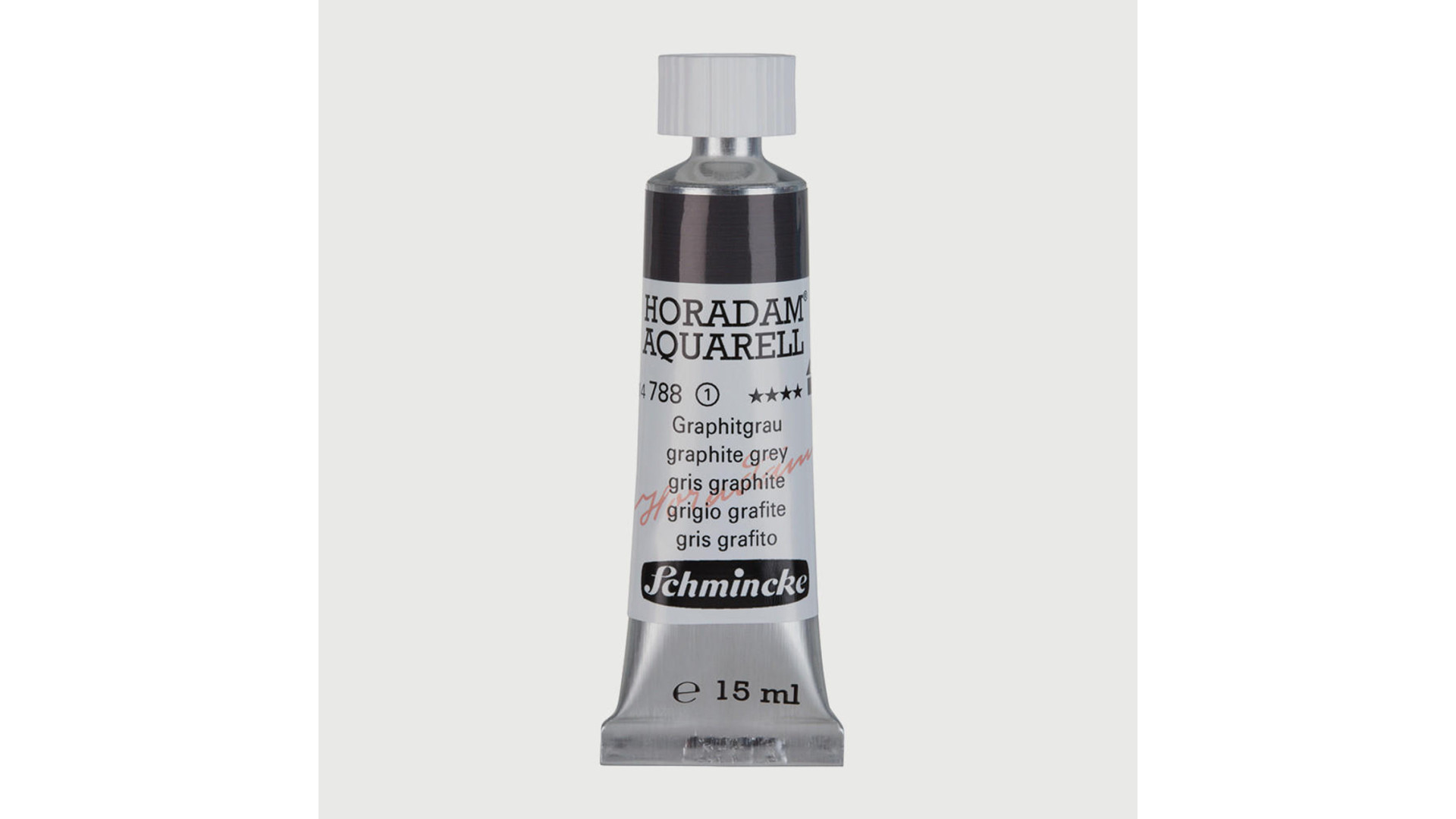 Watercolour paint Schmincke Horadam Aquarell graphite grey 15 ml. 788