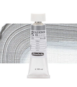 Farba olejna Schmincke Akademie srebrna 60 ml. 800