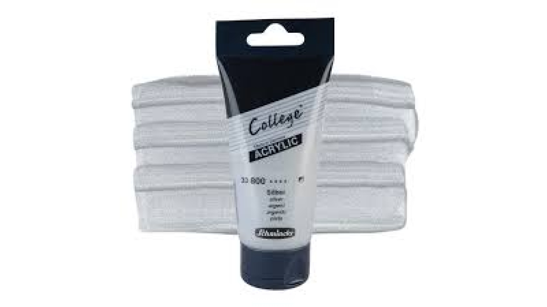 Farba akrylowa Schmincke College srebrna 75 ml. 800