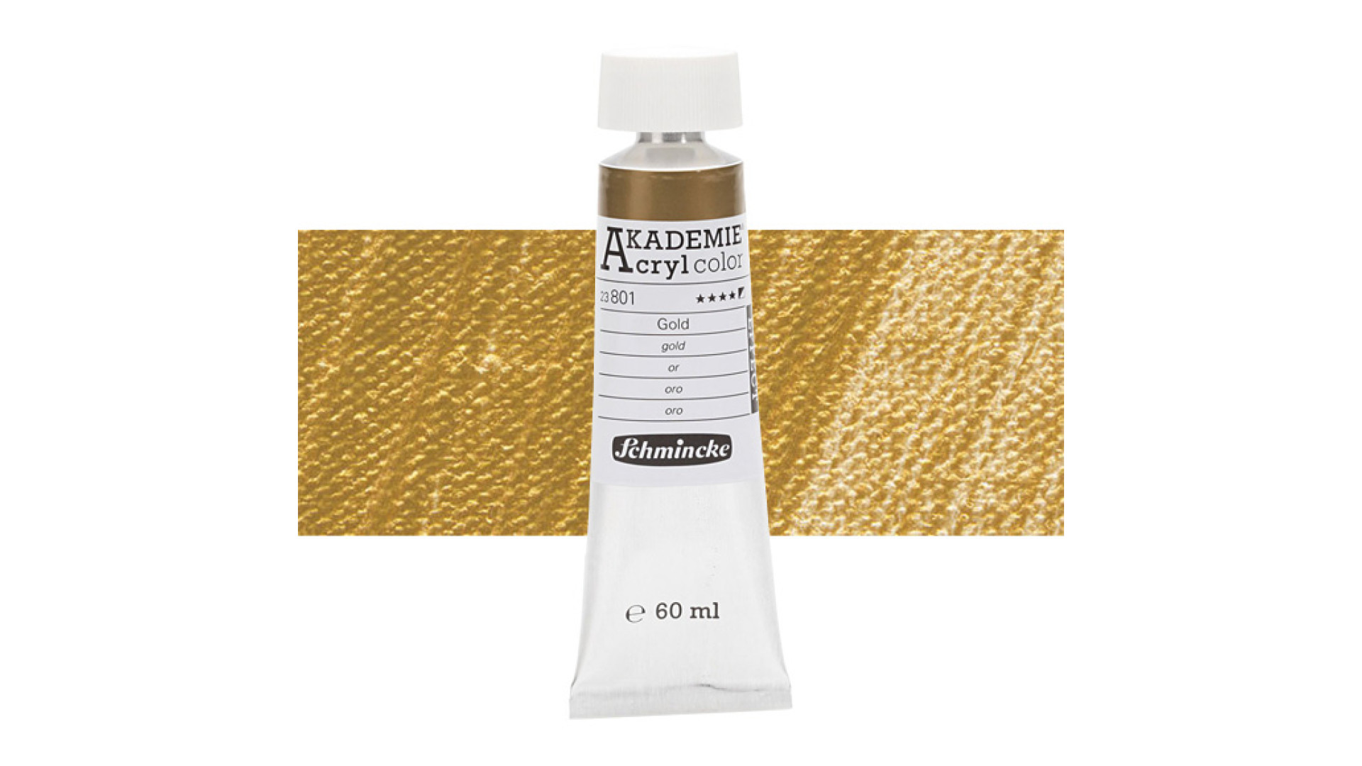Farba akrylowa Schmincke Akademie złoto 60 ml. 801