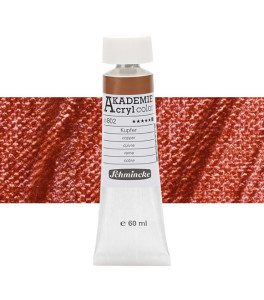 Acrylic paint Schmincke Akademie copper 60 ml. 802