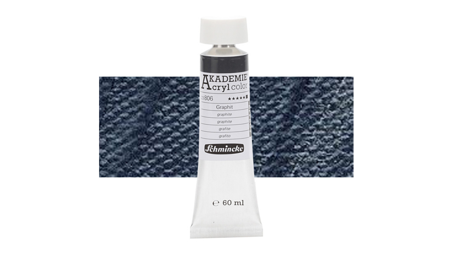 Farba akrylowa Schmincke Akademie grafitowa 60 ml. 806