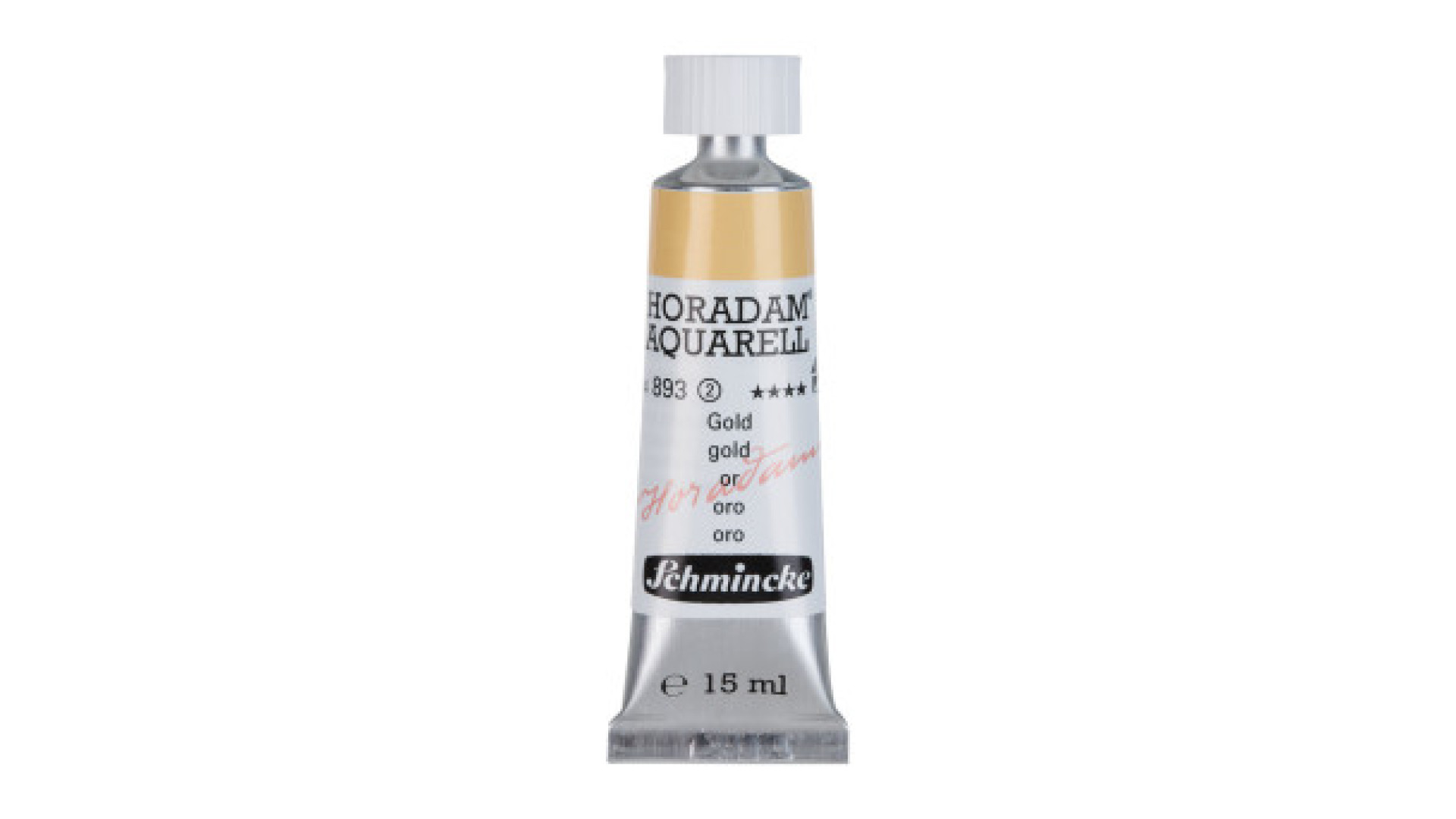 Watercolour paint Schmincke Horadam Aquarell gold 15 ml. 893