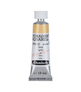 Farba akwarelowa Schmincke Horadam Aquarell złoto 15 ml. 893