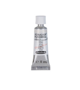 Watercolour paint Schmincke Horadam Aquarell silver 5 ml. 894