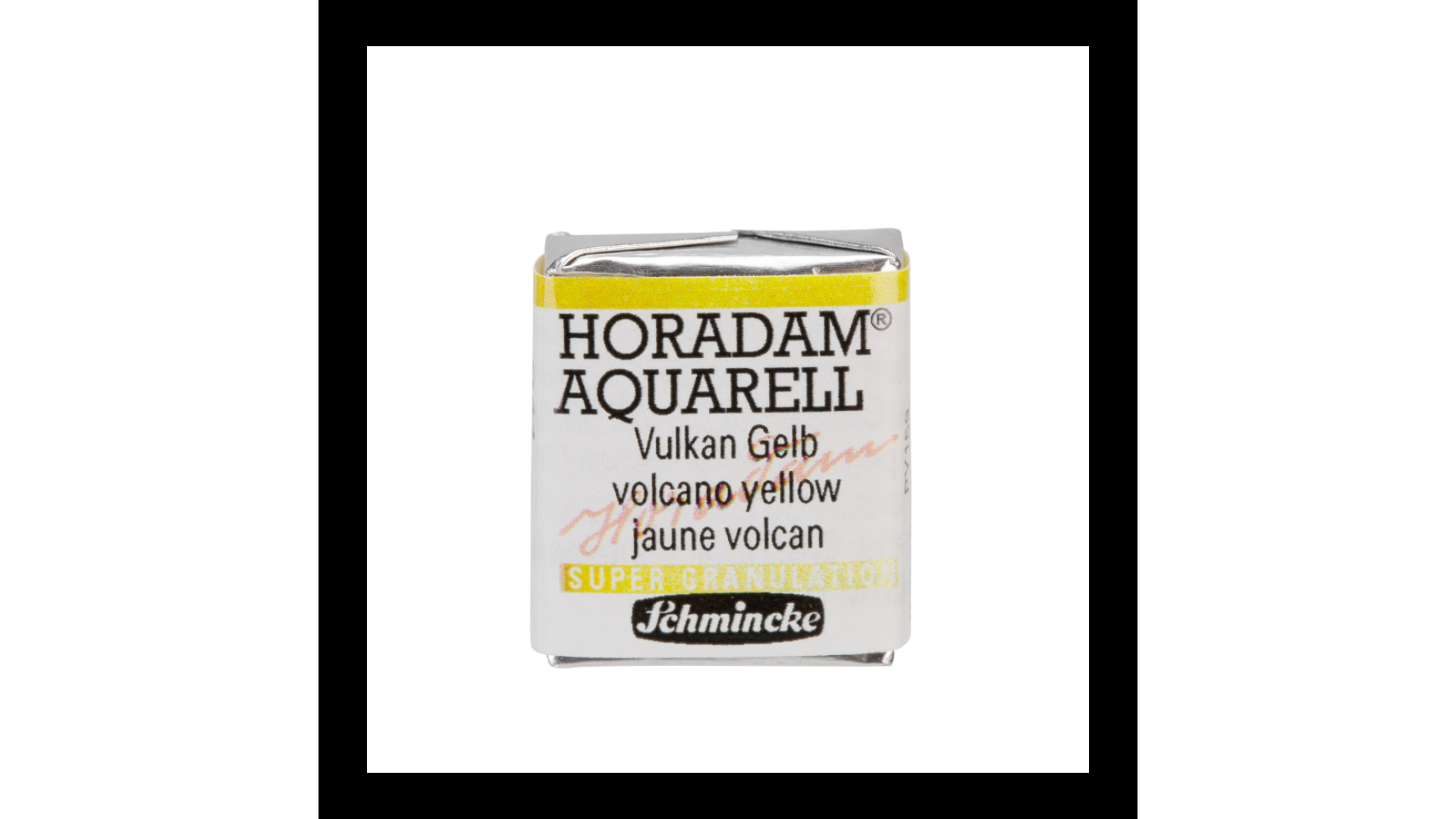 Watercolour paint Schmincke Horadam Aquarell volcano yellow 911