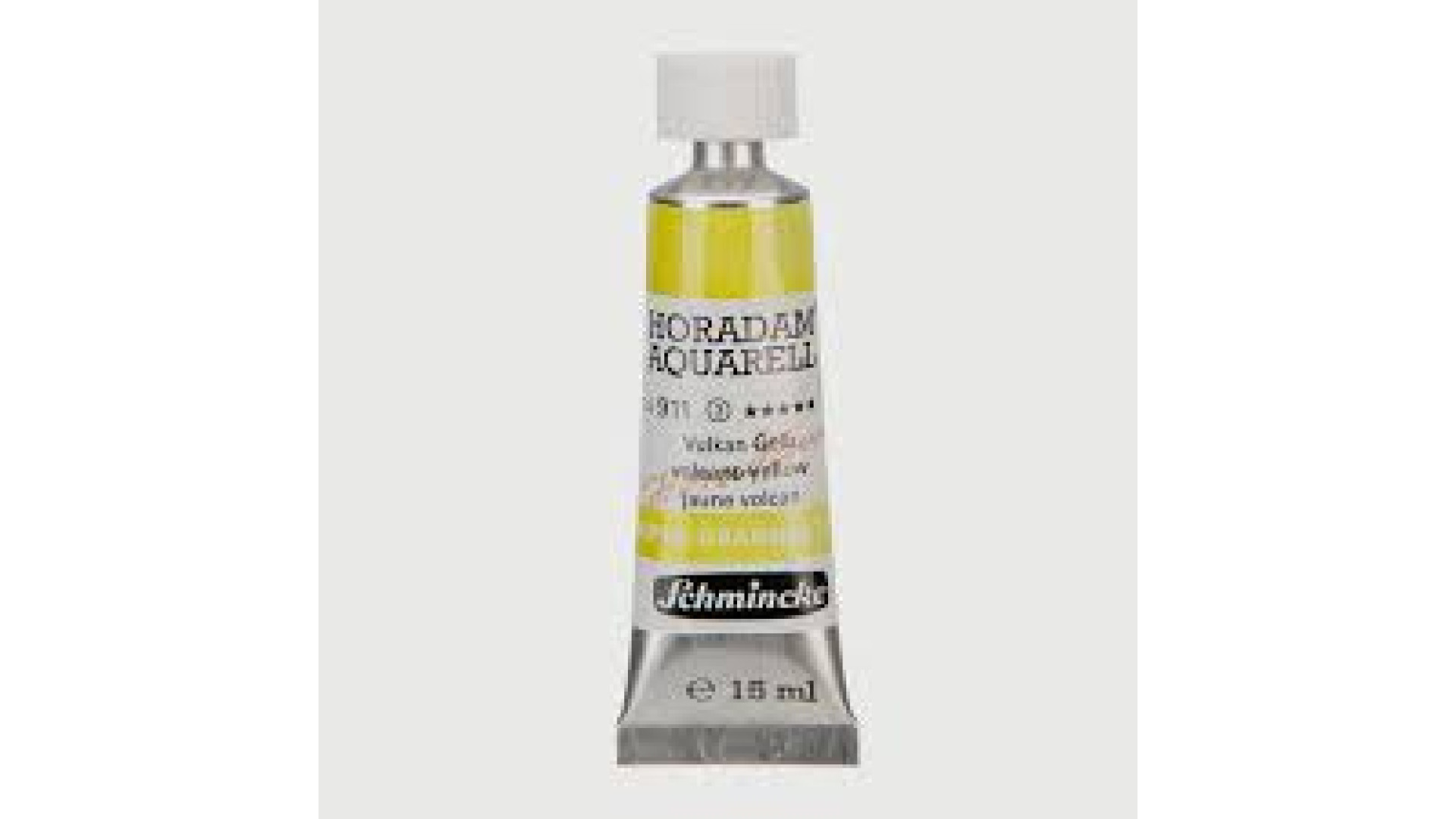 Watercolour paint Schmincke Horadam Aquarell volcano yellow 15 ml. 911