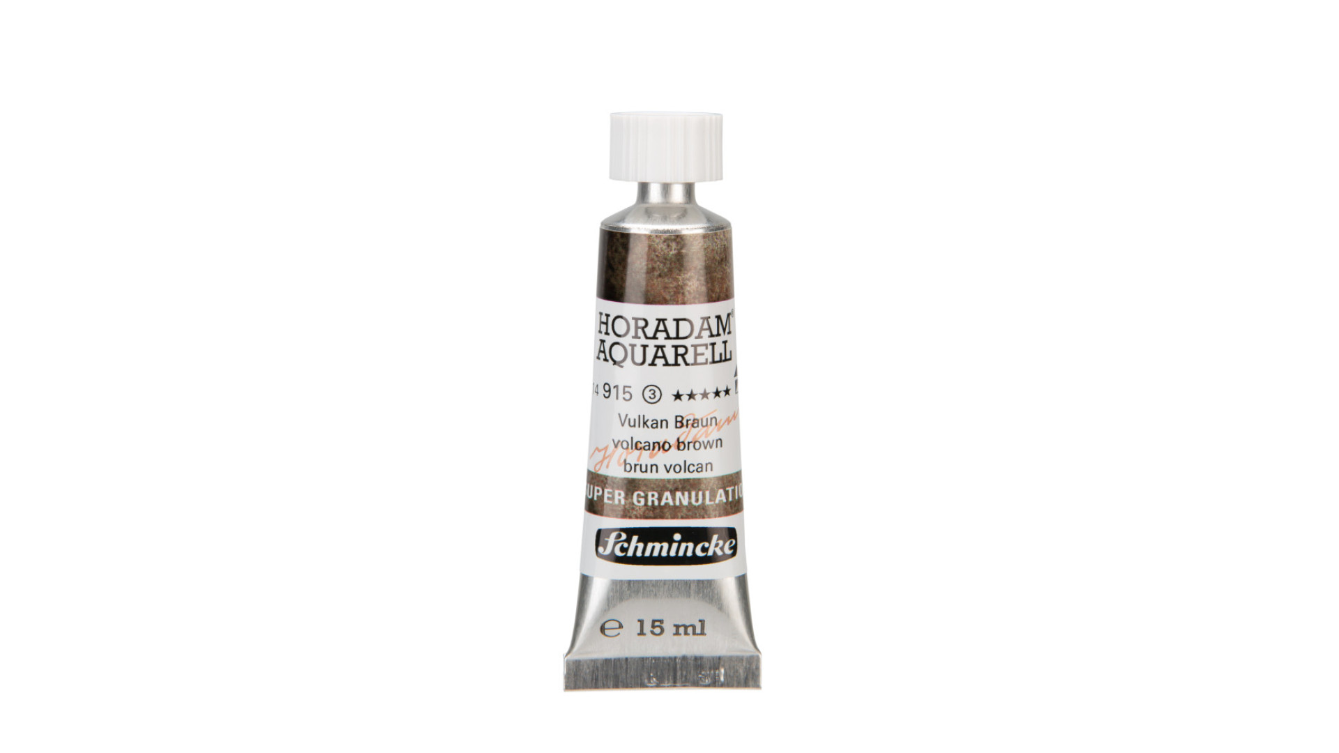 Farba akwarelowa Schmincke Horadam Aquarell wulkaniczny brąz 15 ml. 915