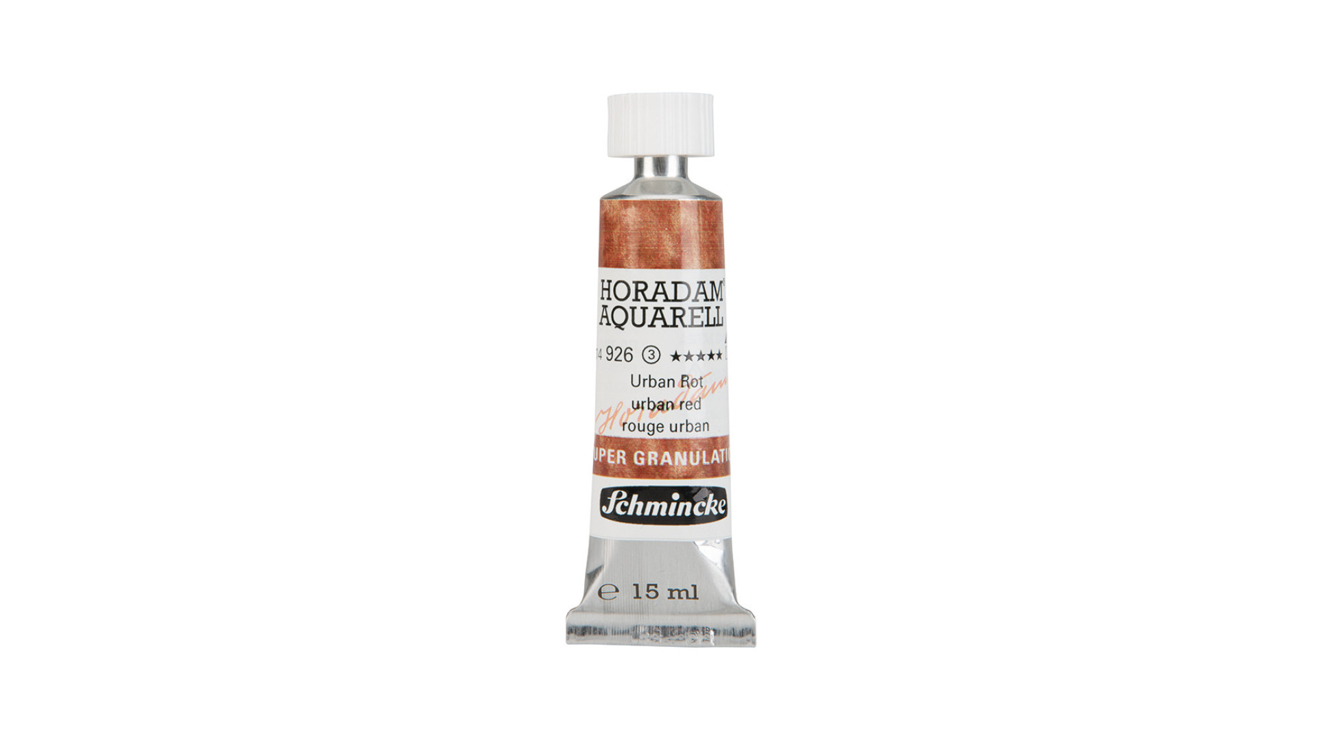 Watercolour paint Schmincke Horadam Aquarell urban red 15 ml. 926