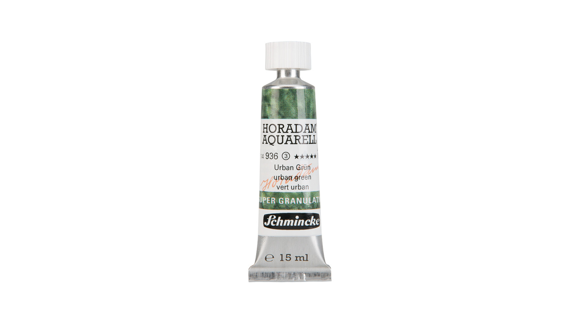 Watercolour paint Schmincke Horadam Aquarell urban green 15 ml. 936