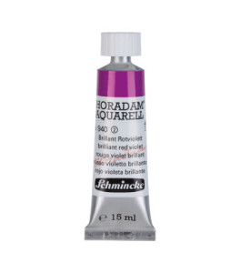 Watercolour paint Schmincke Horadam Aquarell brilliant red violet 15 ml. 940