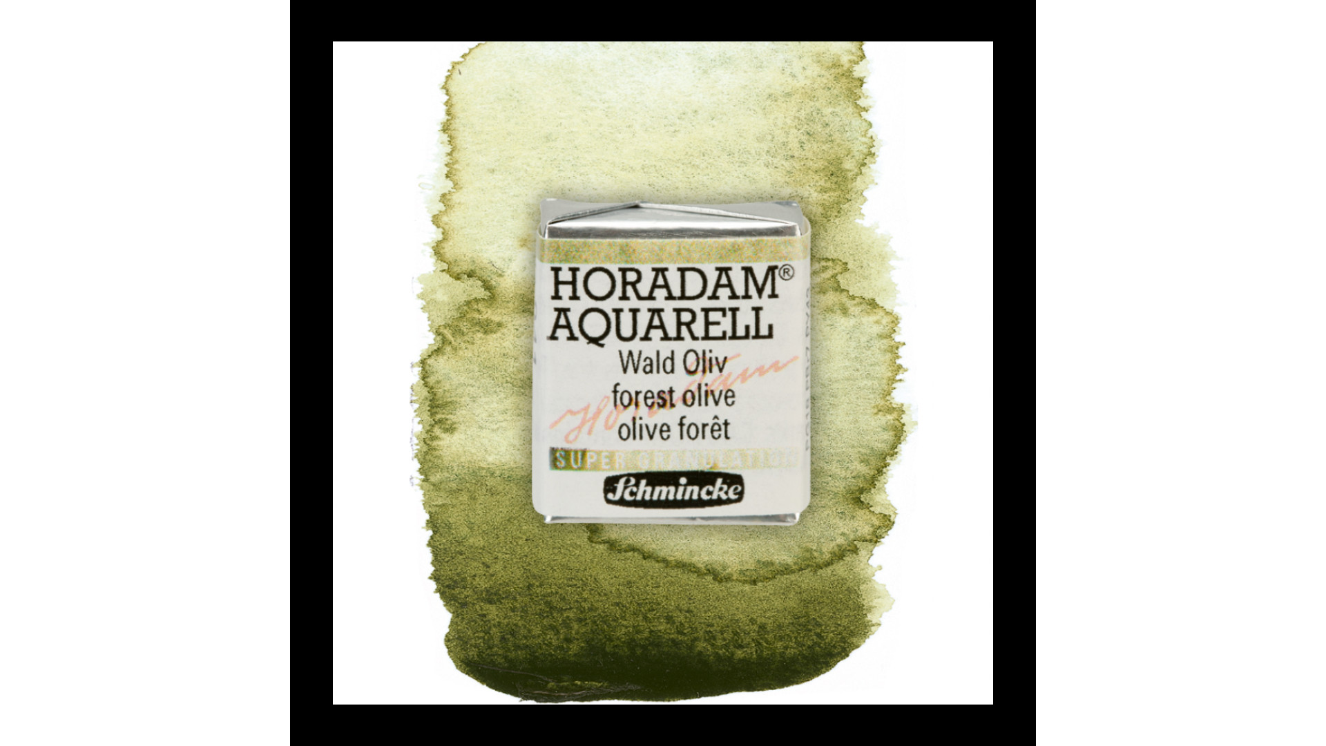 Watercolour paint Schmincke Horadam Aquarell forest olive 941