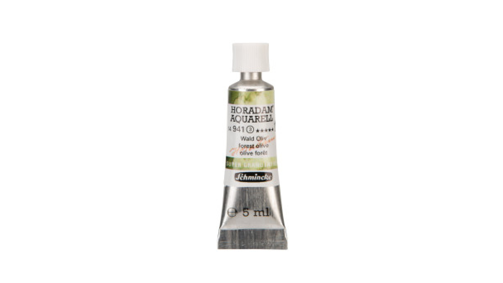 Watercolour paint Schmincke Horadam Aquarell forest olive 5 ml. 941