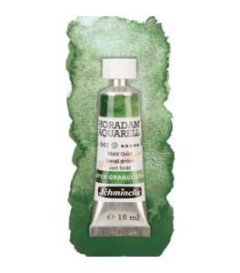 Watercolour paint Schmincke Horadam Aquarell forest green 15 ml. 942