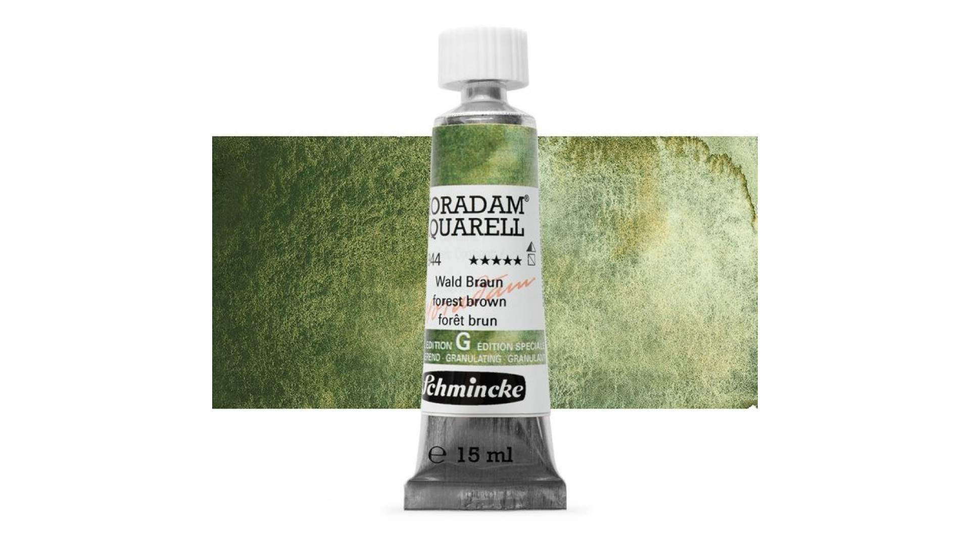 Watercolour paint Schmincke Horadam Aquarell forest brown 15 ml. 944