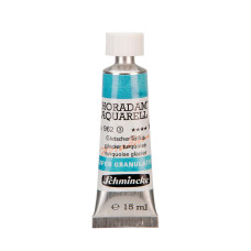 Watercolour paint Schmincke Horadam Aquarell glacier turquoise 15 ml. 962